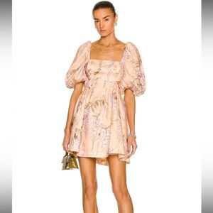 Zimmermann Rosa Cut Out Mini Dress